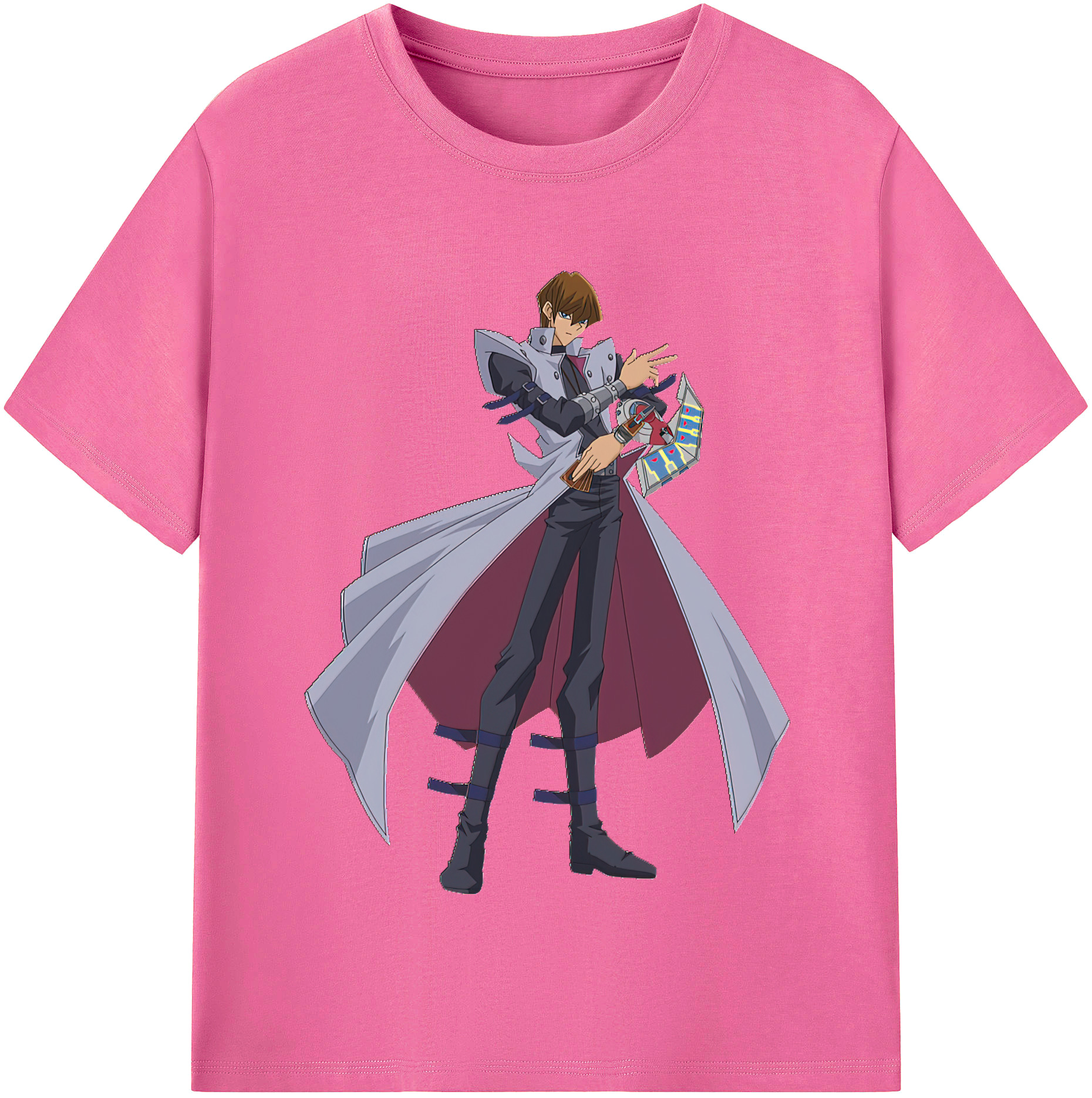 （画像用） 遊☆戯☆王 Yu-Gi-Oh! レディースカジュアルプリントTシャツ（綿100％）